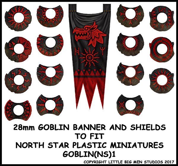 Goblin Banner & Shields 1