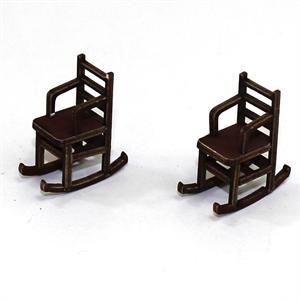 28S-FAB-034M - Ladder Back Rocking Chair