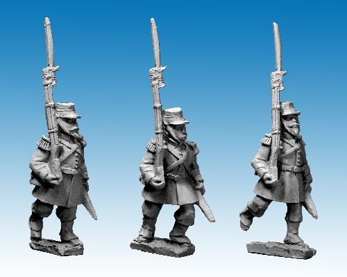 French Line Chasseur advancing