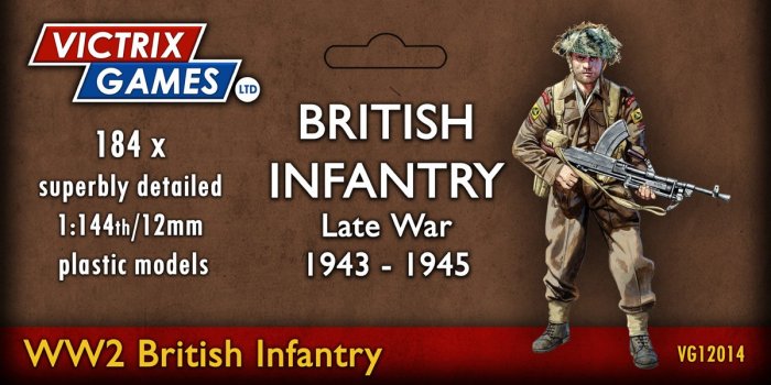 12mm Late War British Infantry and Heavy Weapons