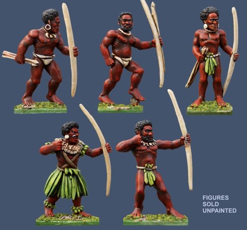 Melanesian Islanders w/Bows