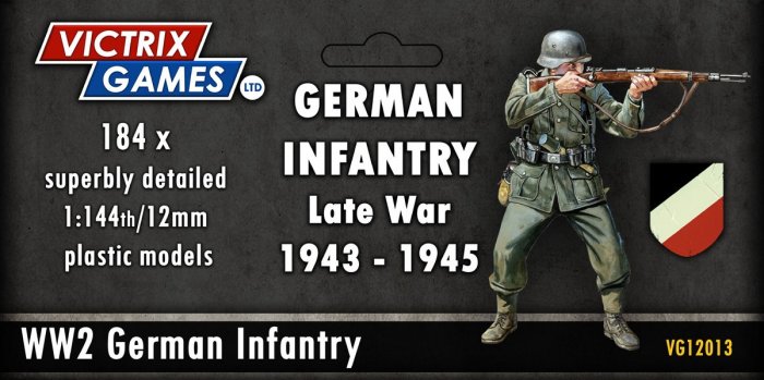 12mm Late War German Infantry and Heavy Weapons