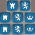 Photo of SAGA Medieval Dice - (Blue) (Age of Chivalry) (8) PREORDER (SD18)