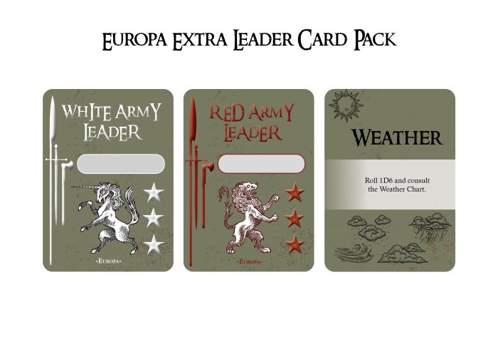 Billhooks Europa Extra Leader Card Pack