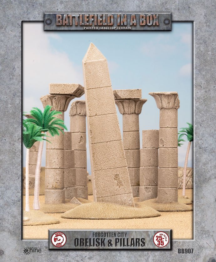Obelisk & Pillars
