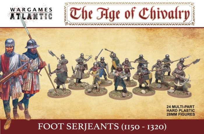 Foot Serjeants (1100-1320 Pre-Order.