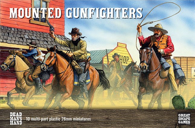 DMH Mounted Gunfighters Plastic Boxed Set