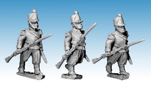 French Guard Chasseur Advancing.