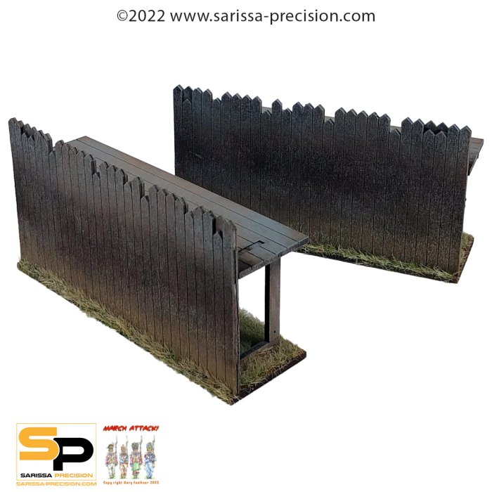 Stockade Medium Wall x2 (28mm)