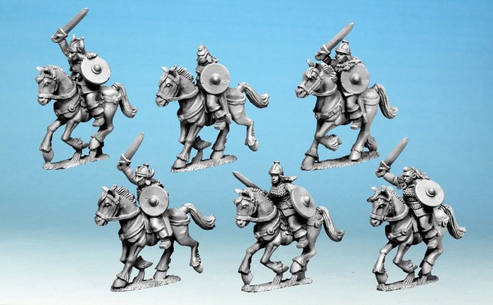 Shieldmaiden Cavalry w/Swords (15mm)